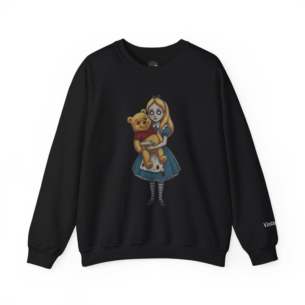 Creepy Alice and Winnie the Pooh Unisex Sweatshirt