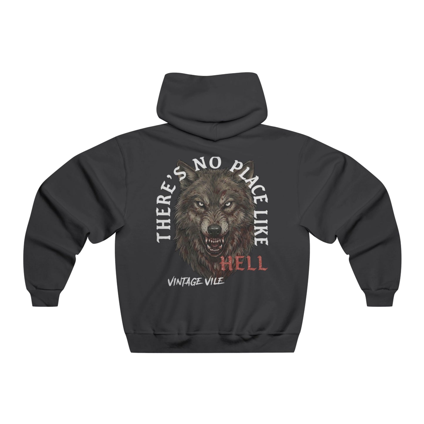 Theres No Place Like Hell Graphic Hoodie — Edgy Horror Streetwear